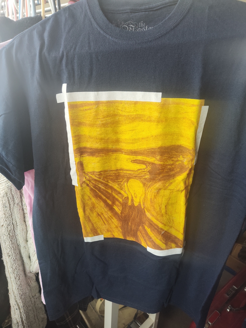Masters Men’s Navy Short Sleeve Tee with Yellow Graphic